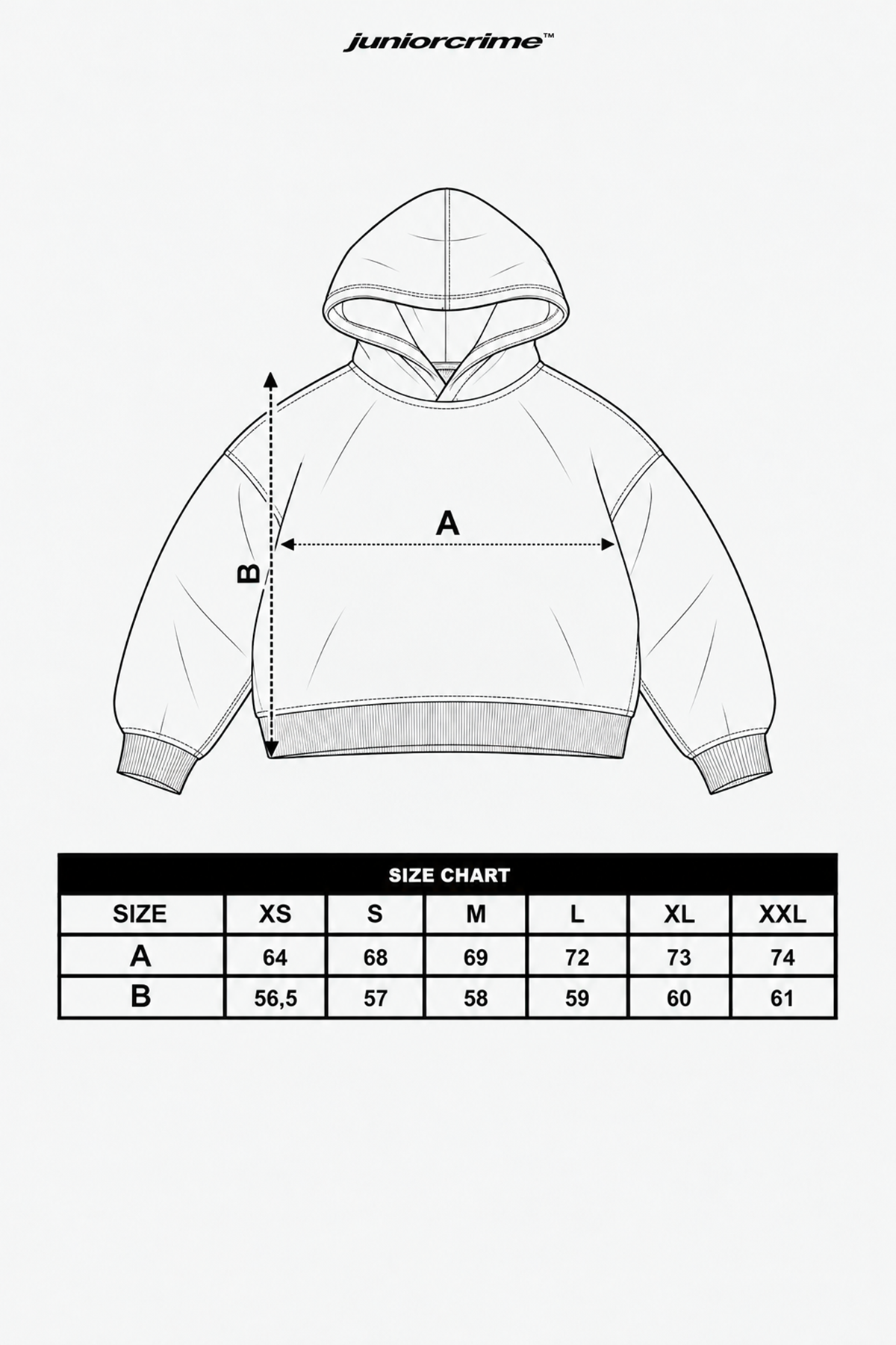 JR Real Boxy Fit Acid Wash Hoodie